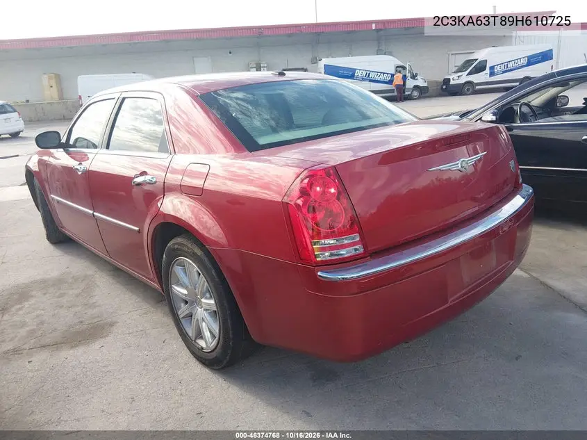 2009 CHRYSLER 300C VIN 2C3KA63T89H610725 — фото 3