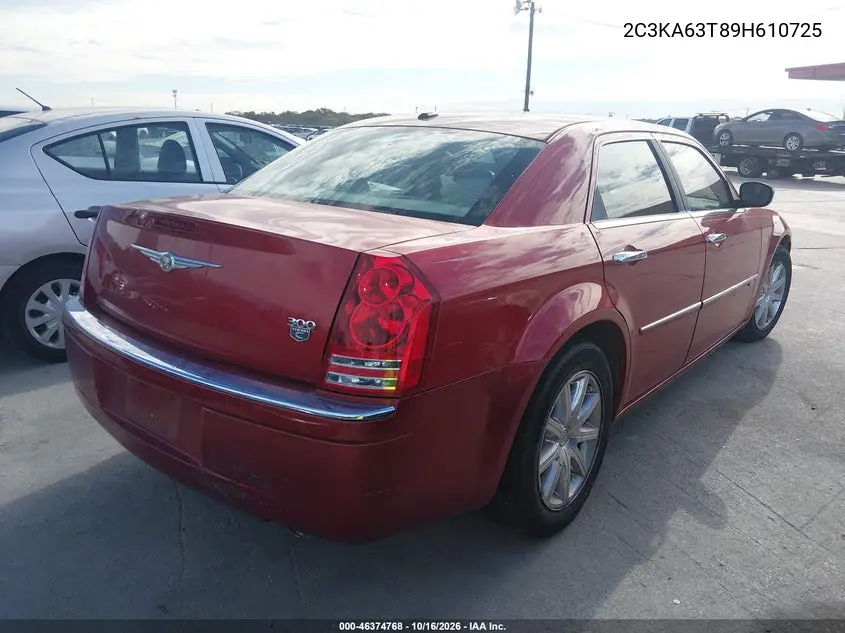 2009 CHRYSLER 300C VIN 2C3KA63T89H610725 — фото 4