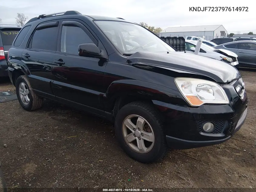 KIA SPORTAGE 2009, VIN KNDJF723797614972