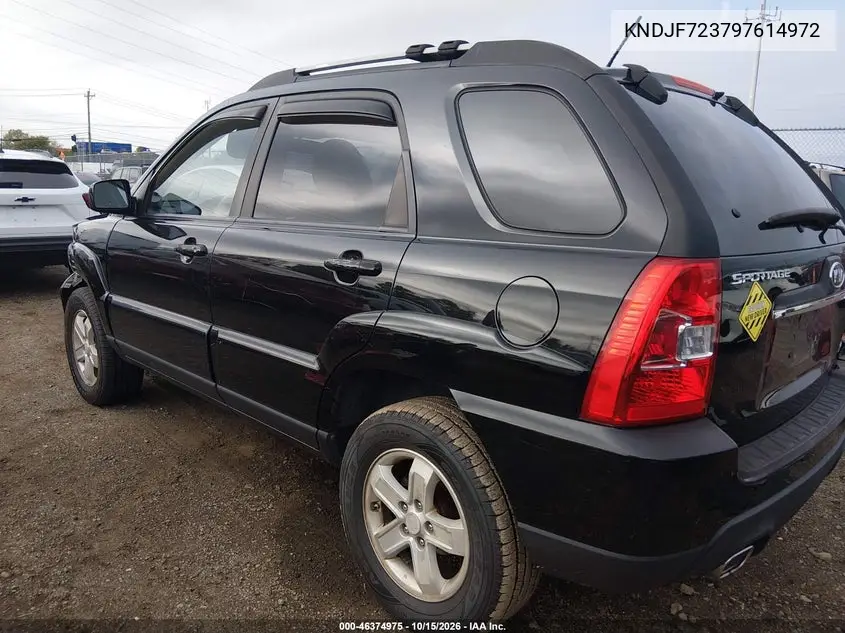 2009 KIA SPORTAGE VIN KNDJF723797614972 — фото 3