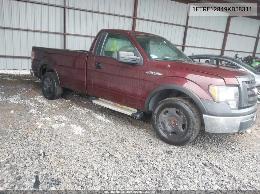 2009 FORD F-150 VIN 1FTRF12849KB58311 — фото 2