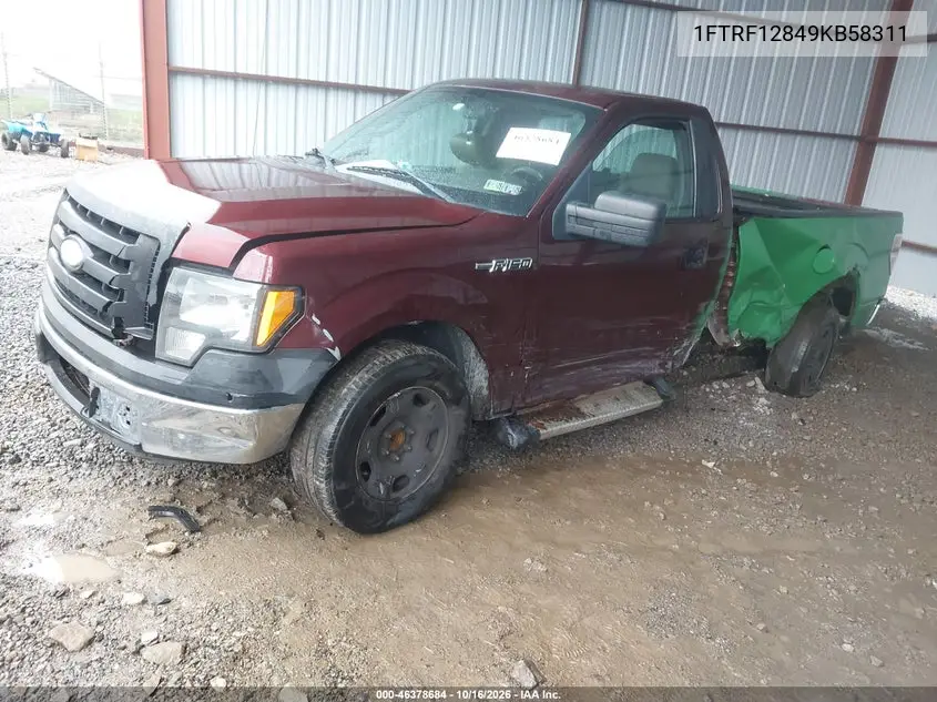 2009 FORD F-150 VIN 1FTRF12849KB58311 — фото 3