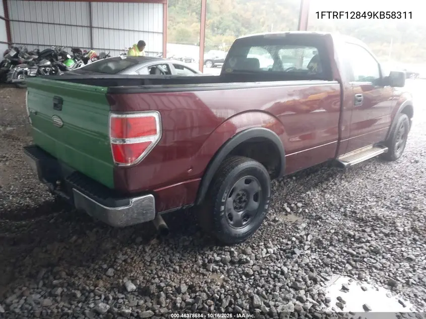 2009 FORD F-150 VIN 1FTRF12849KB58311 — фото 4