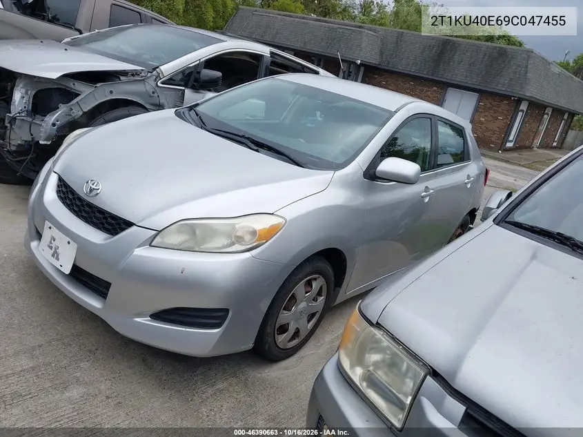 2009 TOYOTA MATRIX VIN 2T1KU40E69C047455 — фото 2