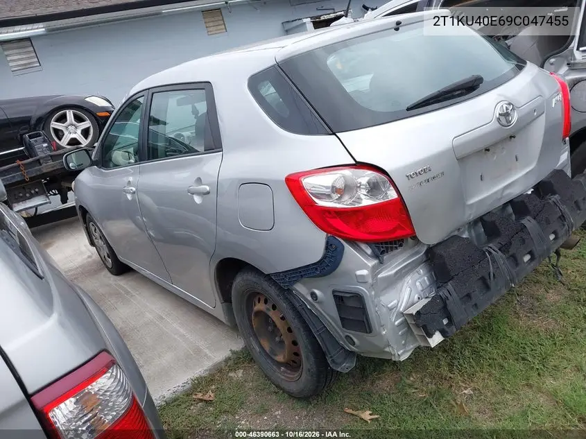 2009 TOYOTA MATRIX VIN 2T1KU40E69C047455 — фото 3