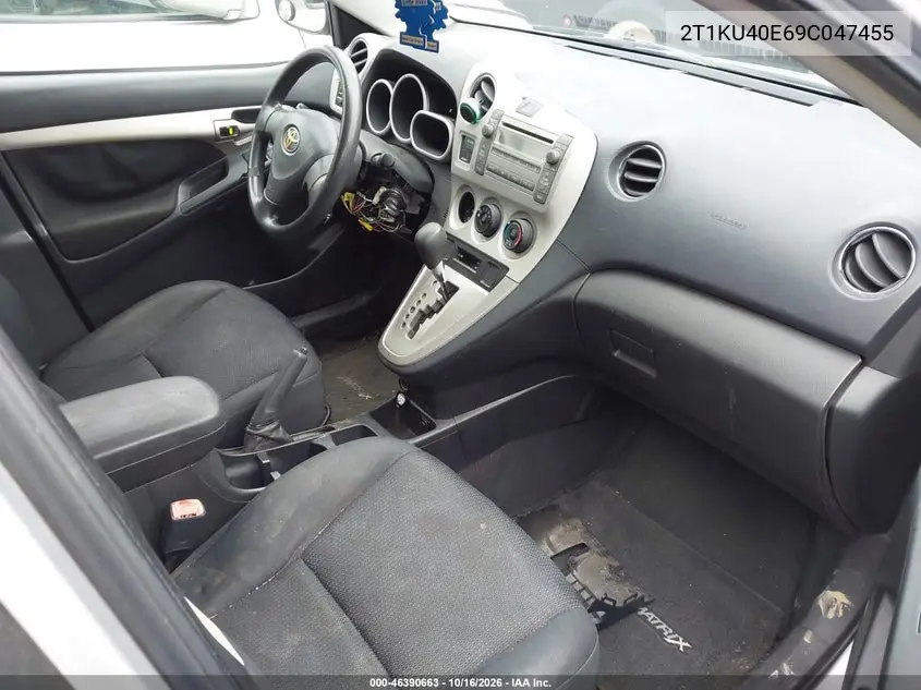 2009 TOYOTA MATRIX VIN 2T1KU40E69C047455 — фото 5