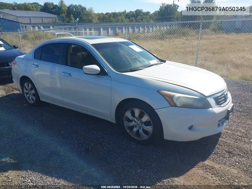 HONDA ACCORD 2009, VIN 1HGCP36879A050345