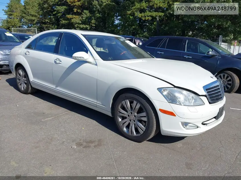 MERCEDES S-KLASSE 2009, VIN WDDNG86X49A248799