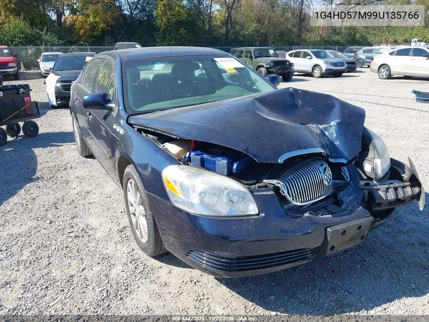 BUICK LUCERNE 2009, VIN 1G4HD57M99U135766