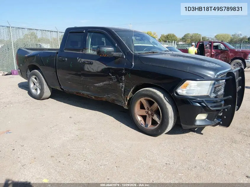 DODGE RAM 2009, VIN 1D3HB18T49S789831