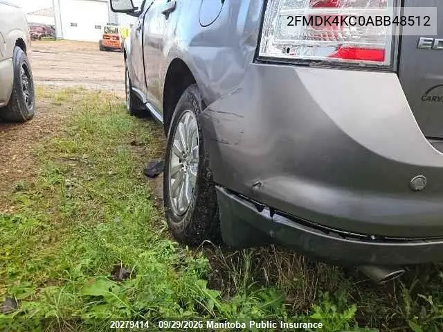 2010 FORD EDGE VIN 2FMDK4KC0ABB48512 — фото 6