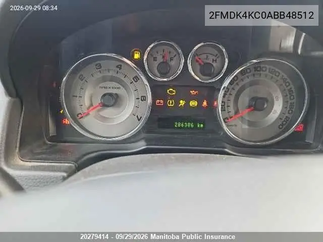 2010 FORD EDGE VIN 2FMDK4KC0ABB48512 — фото 7