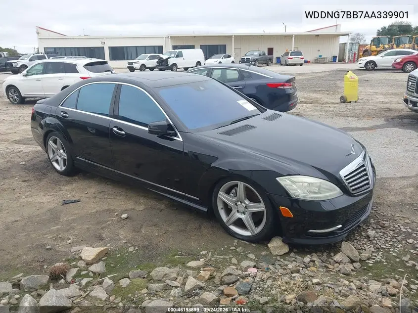 MERCEDES S-KLASSE 2010, VIN WDDNG7BB7AA339901