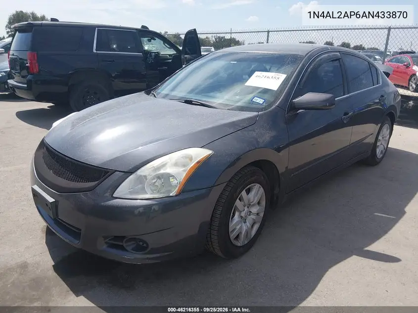 2010 NISSAN ALTIMA VIN 1N4AL2AP6AN433870 — фото 2
