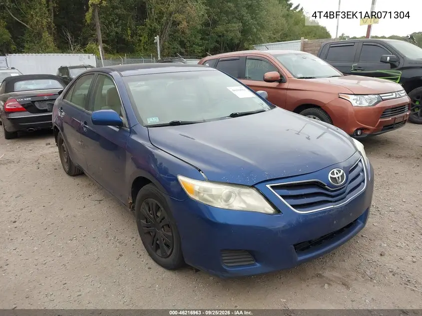 TOYOTA CAMRY 2010, VIN 4T4BF3EK1AR071304