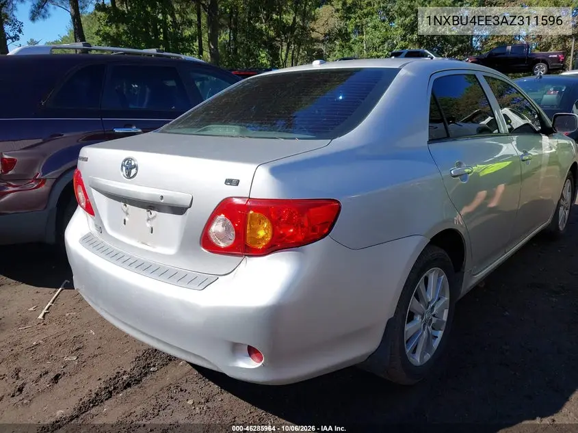 2010 TOYOTA COROLLA VIN 1NXBU4EE3AZ311596 — фото 4