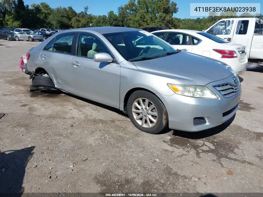 TOYOTA CAMRY 2010, VIN 4T1BF3EK8AU023938