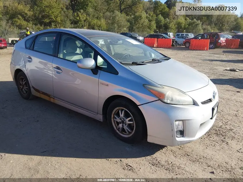 TOYOTA PRIUS 2010, VIN JTDKN3DU3A0007339