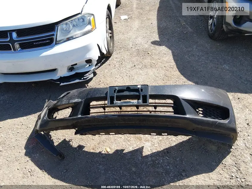 2010 HONDA CIVIC VIN 19XFA1F86AE020210 — фото 11