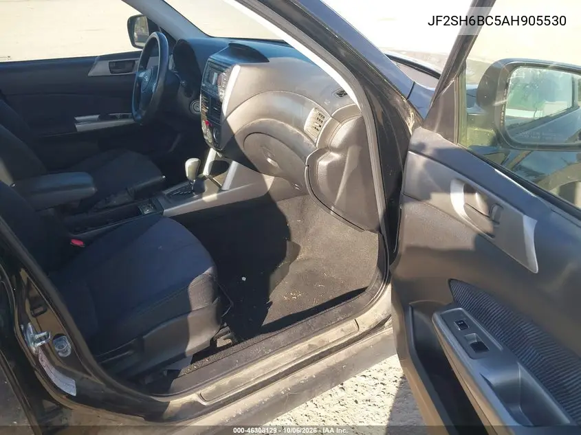 2010 SUBARU FORESTER VIN JF2SH6BC5AH905530 — фото 5