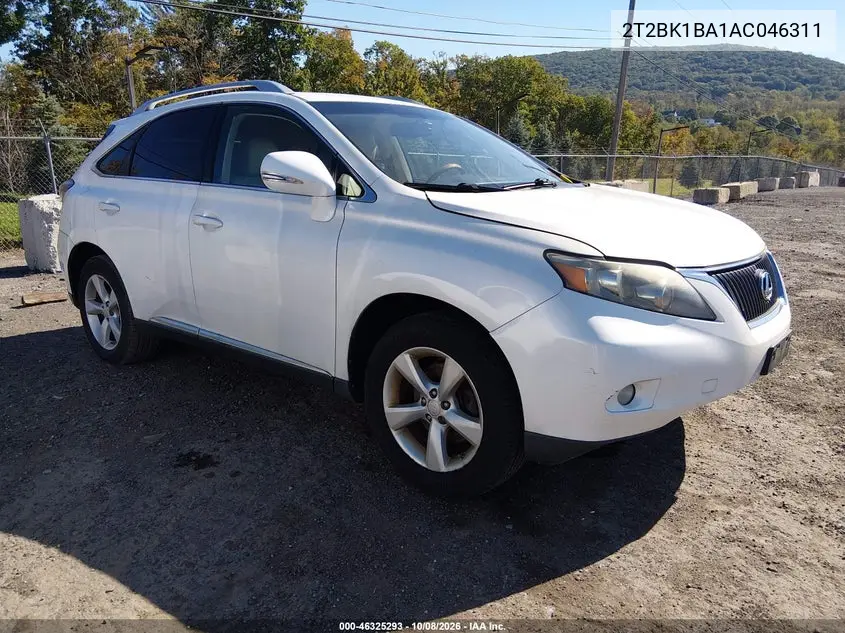 LEXUS RX 2010, VIN 2T2BK1BA1AC046311