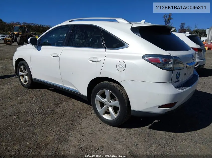 2010 LEXUS RX VIN 2T2BK1BA1AC046311 — фото 3