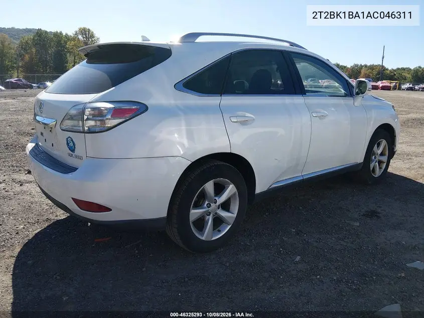 2010 LEXUS RX VIN 2T2BK1BA1AC046311 — фото 4