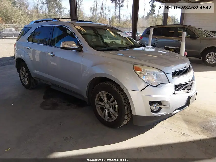 CHEVROLET EQUINOX 2010, VIN 2CNFLGEW3A6394542