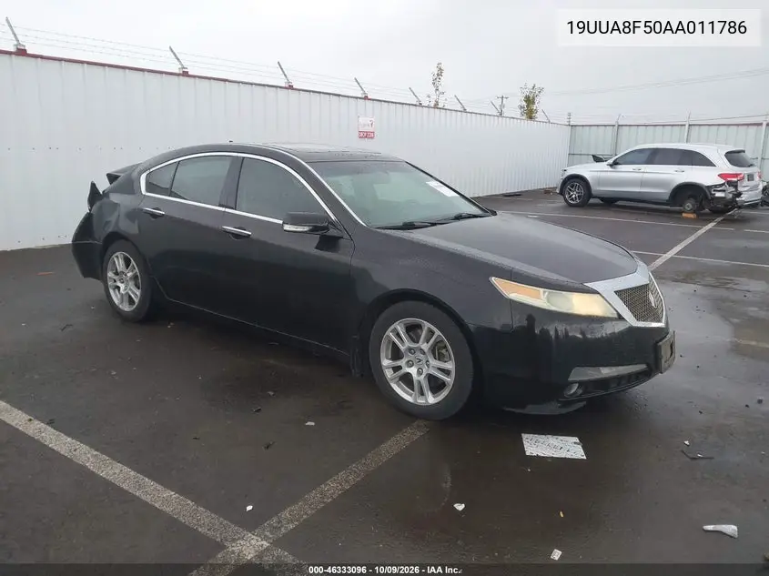 ACURA TL 2010, VIN 19UUA8F50AA011786