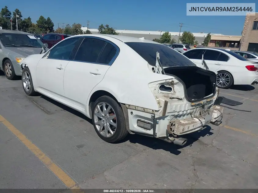 2010 INFINITI G VIN JN1CV6AR9AM254446 — фото 3