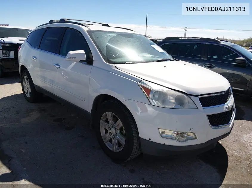 CHEVROLET TRAVERSE 2010, VIN 1GNLVFED0AJ211313
