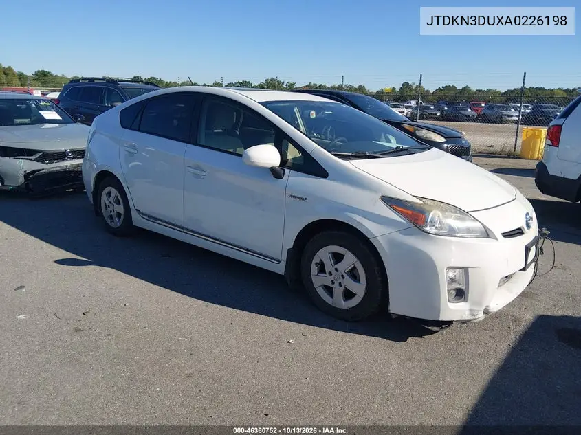 TOYOTA PRIUS 2010, VIN JTDKN3DUXA0226198