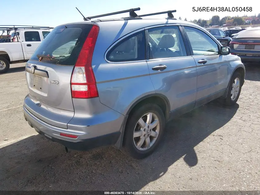 2010 HONDA CR-V VIN 5J6RE4H38AL050458 — фото 4