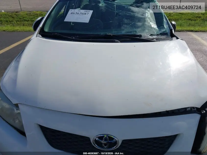 2010 TOYOTA COROLLA VIN 2T1BU4EE3AC409724 — фото 10