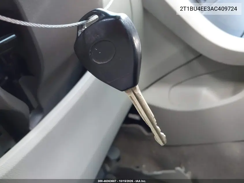 2010 TOYOTA COROLLA VIN 2T1BU4EE3AC409724 — фото 11