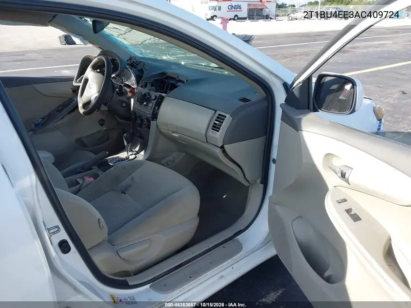 2010 TOYOTA COROLLA VIN 2T1BU4EE3AC409724 — фото 5