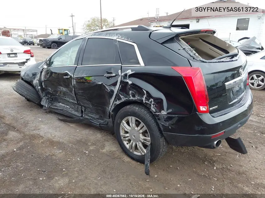 2010 CADILLAC SRX VIN 3GYFNAEY5AS613722 — фото 3