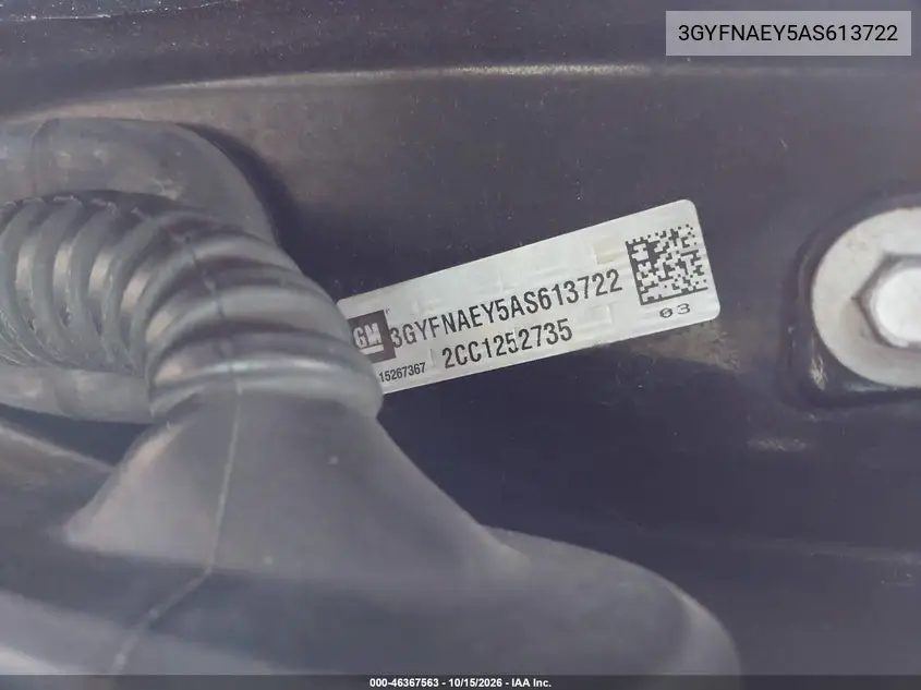 2010 CADILLAC SRX VIN 3GYFNAEY5AS613722 — фото 9