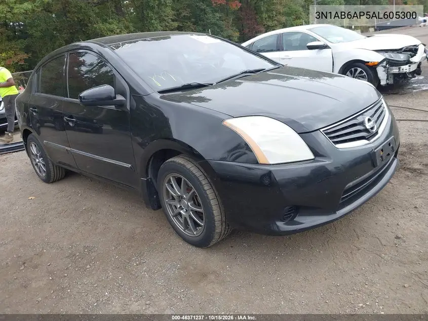 NISSAN SENTRA 2010, VIN 3N1AB6AP5AL605300