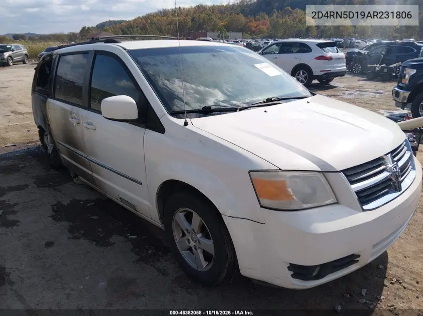 DODGE CARAVAN 2010, VIN 2D4RN5D19AR231806