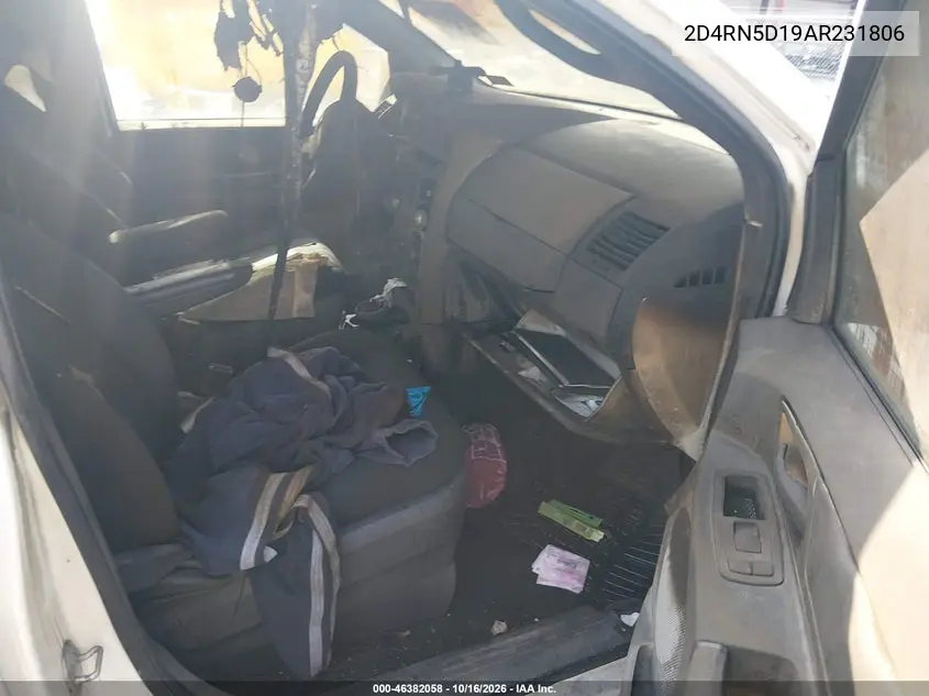 2010 DODGE CARAVAN VIN 2D4RN5D19AR231806 — фото 5