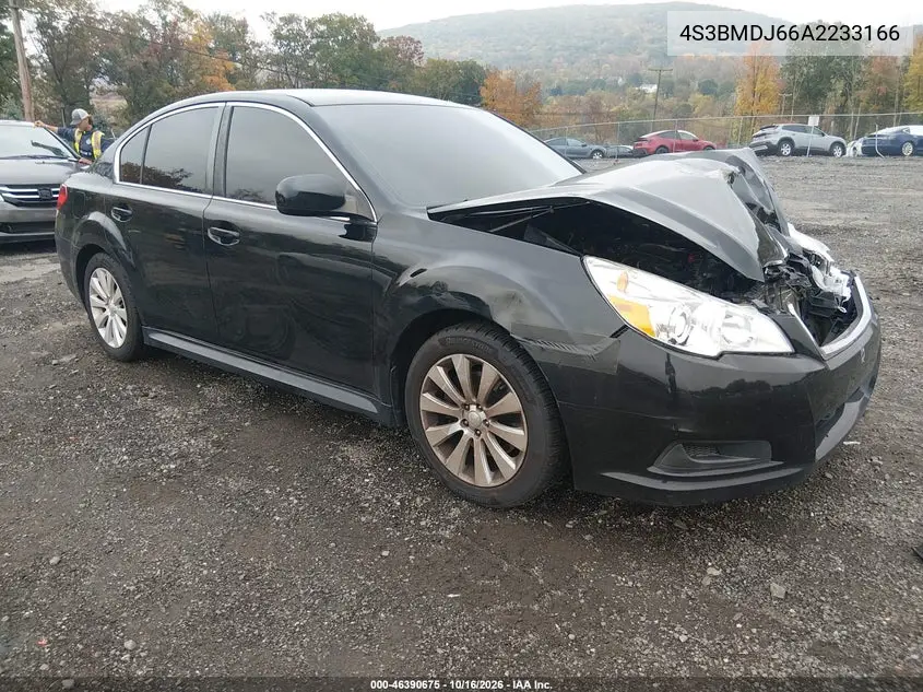 SUBARU LEGACY 2010, VIN 4S3BMDJ66A2233166