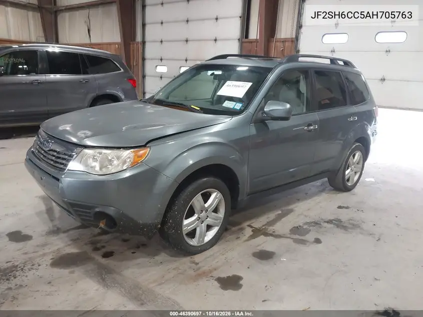 2010 SUBARU FORESTER VIN JF2SH6CC5AH705763 — фото 2