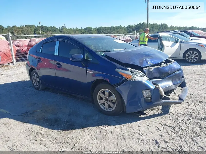 TOYOTA PRIUS 2010, VIN JTDKN3DU7A0050064