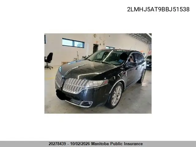 2011 LINCOLN MKT VIN 2LMHJ5AT9BBJ51538 — фото 2
