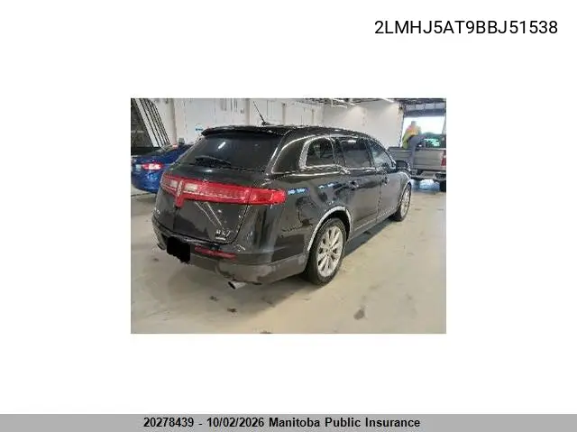 2011 LINCOLN MKT VIN 2LMHJ5AT9BBJ51538 — фото 3