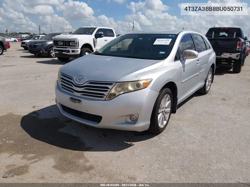 2011 TOYOTA VENZA VIN 4T3ZA3BB8BU050731 — фото 2