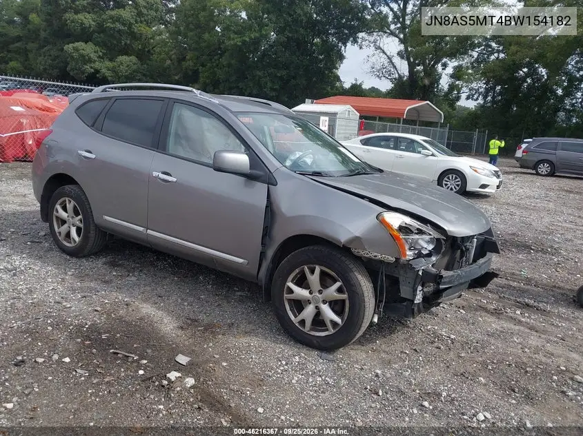 NISSAN ROGUE 2011, VIN JN8AS5MT4BW154182