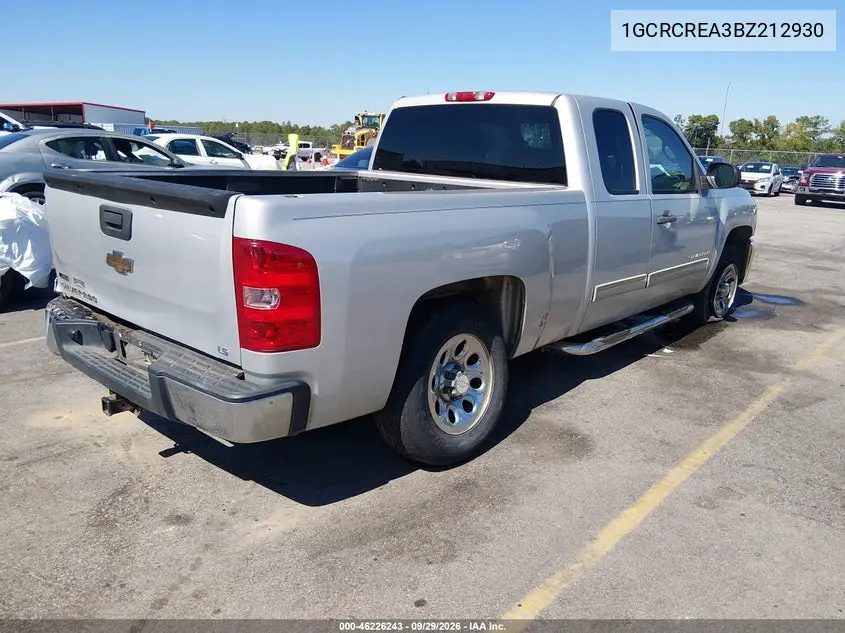 2011 CHEVROLET SILVERADO VIN 1GCRCREA3BZ212930 — фото 4