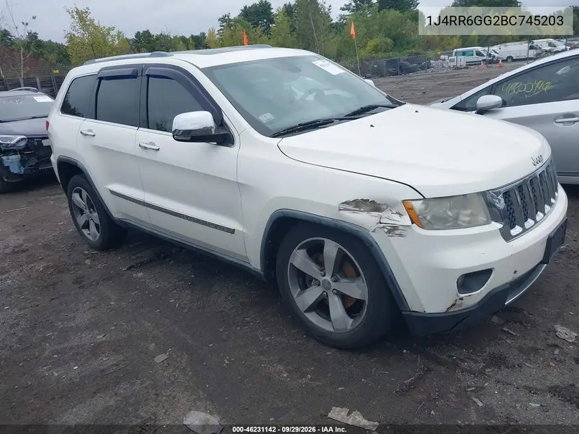 JEEP GRAND CHEROKEE 2011, VIN 1J4RR6GG2BC745203